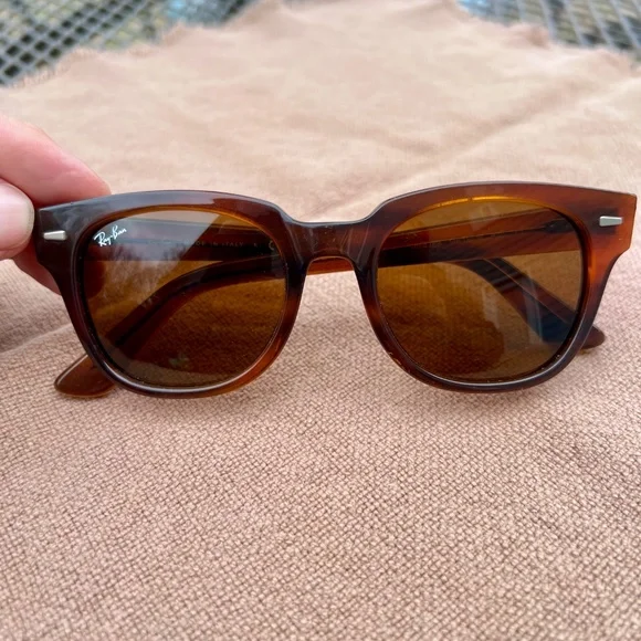 Authentic Vintage Ray-Ban 4168 METEOR 820 3N Havana Brown Sunglasses Rare - Picture 6 of 12